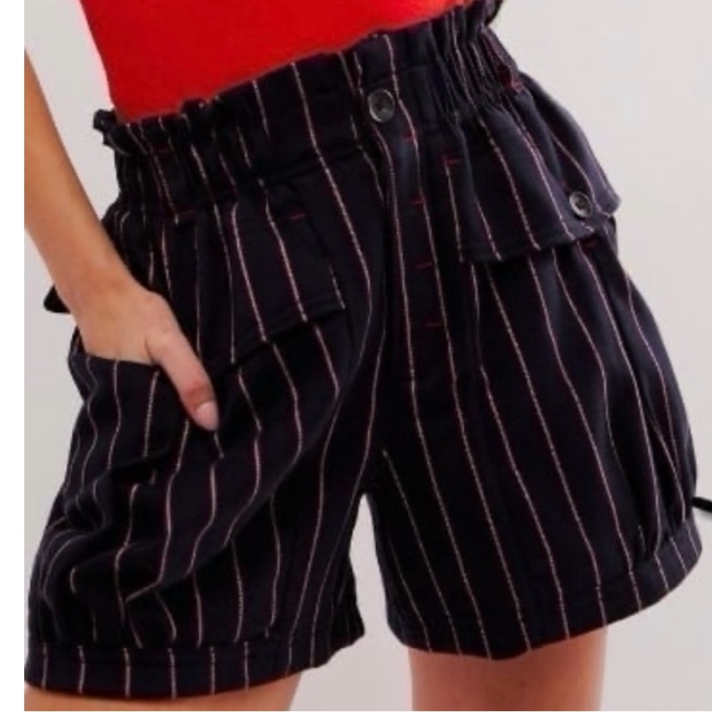 🔥LOWEST PRICE 🔥NWOT Free People Effie Striped Shorts - XS